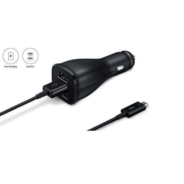 قیمت شارژر فندکی مدل samsung car adapter+micro Usb Cable