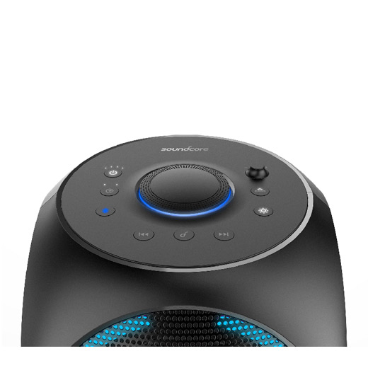اسپیکر بلوتوثی قابل حمل انکر مدل SoundCore Rave plus 160W - دکمه‌ها